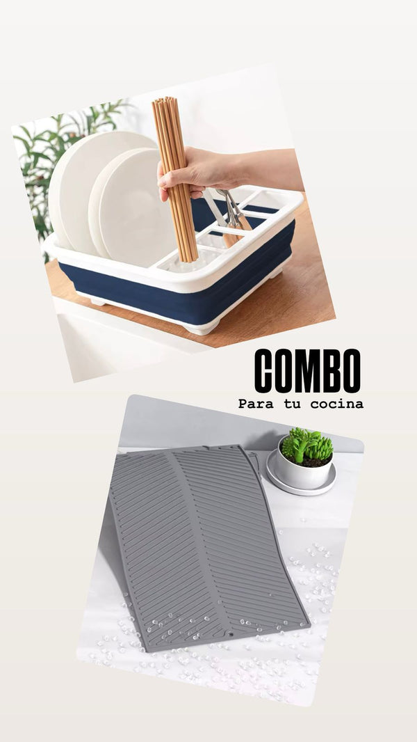 Combo escurridor y tapete